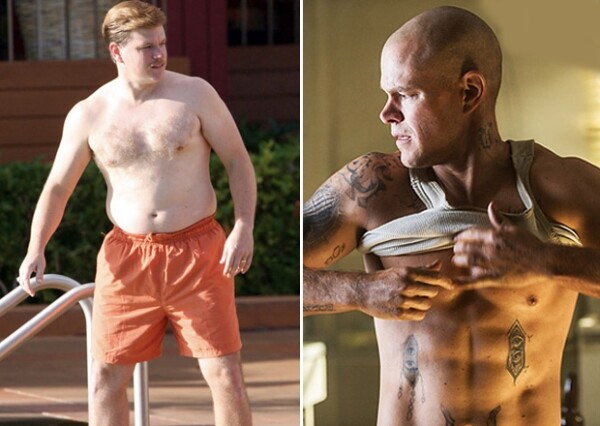 El actor de películas de acción perdió su marcado abdomen pero luego lo recuperó en Elysium.