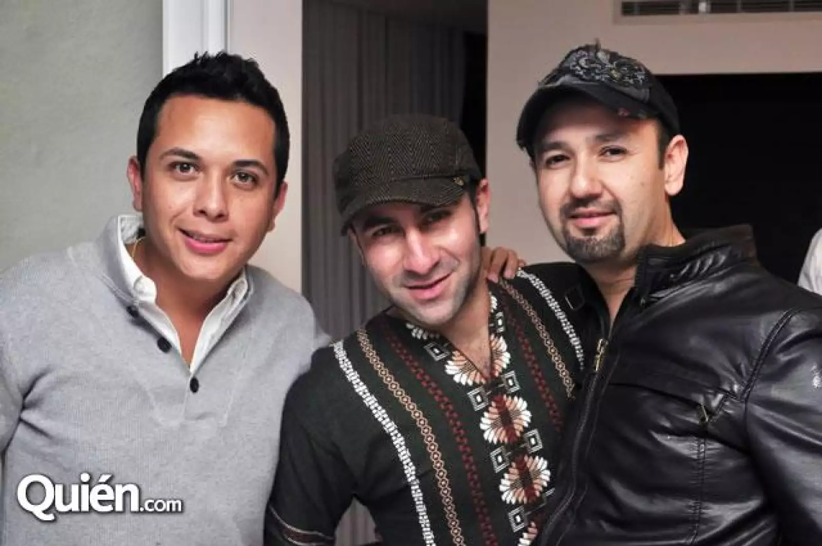 Mauricio Estrada,Javier Flores y Gastón Morales