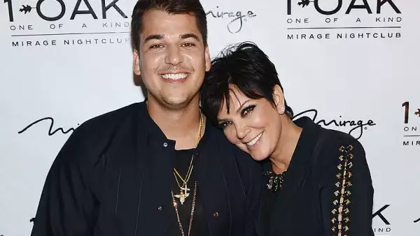 Rob Kardashian y Kris Jenner.
