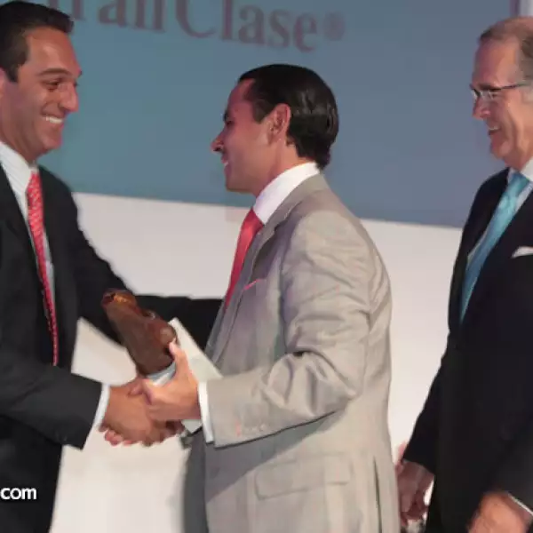 Carlos Slim, Federico López Otegui y Víctor Gordoa