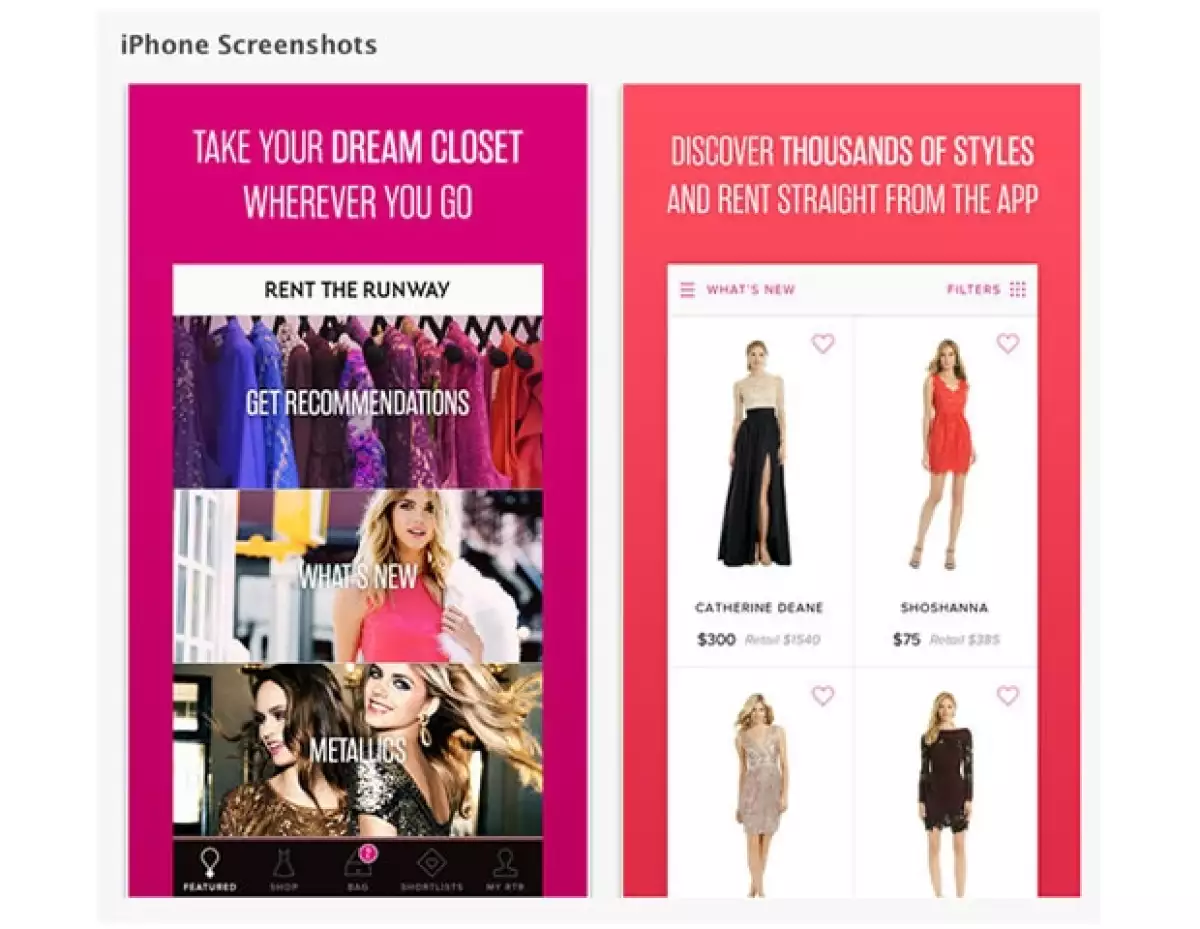Rent The Runway App