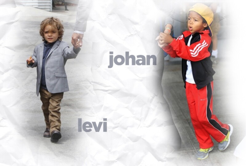 Levi es como un `mini me´ de Matthew, mientras que Johan quiere ser él mismo.