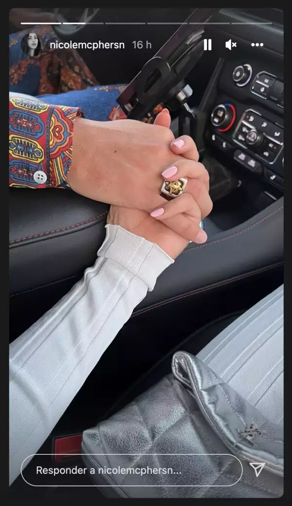 Story de Nicole McPherson en Instagram