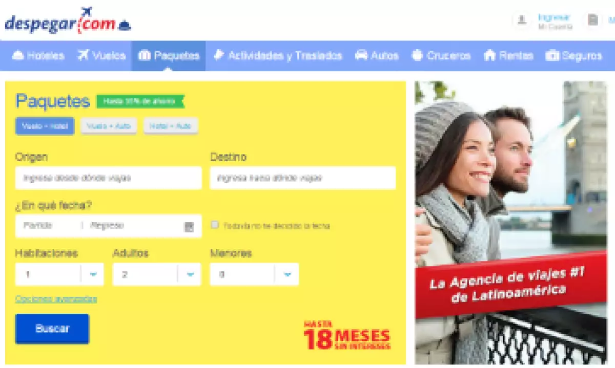 Las ventas de Despegar.com fueron de 4,000 mdd en 2014. (Foto: Despegar.com)