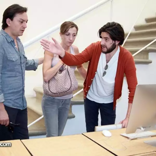 Gustavo Rodríguez,Lucía Cofino y Cristobal Riestra