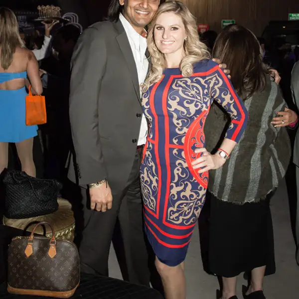 Dushyant Savadia y Patty Eversbysch