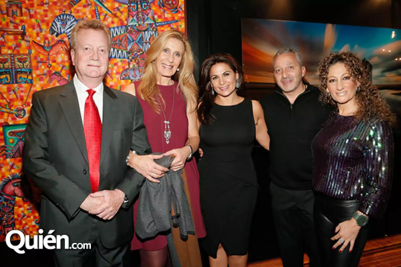 Eduardo Gemora,Cecilia Gemora,Olga Troice,Abraham y Gina Zonana