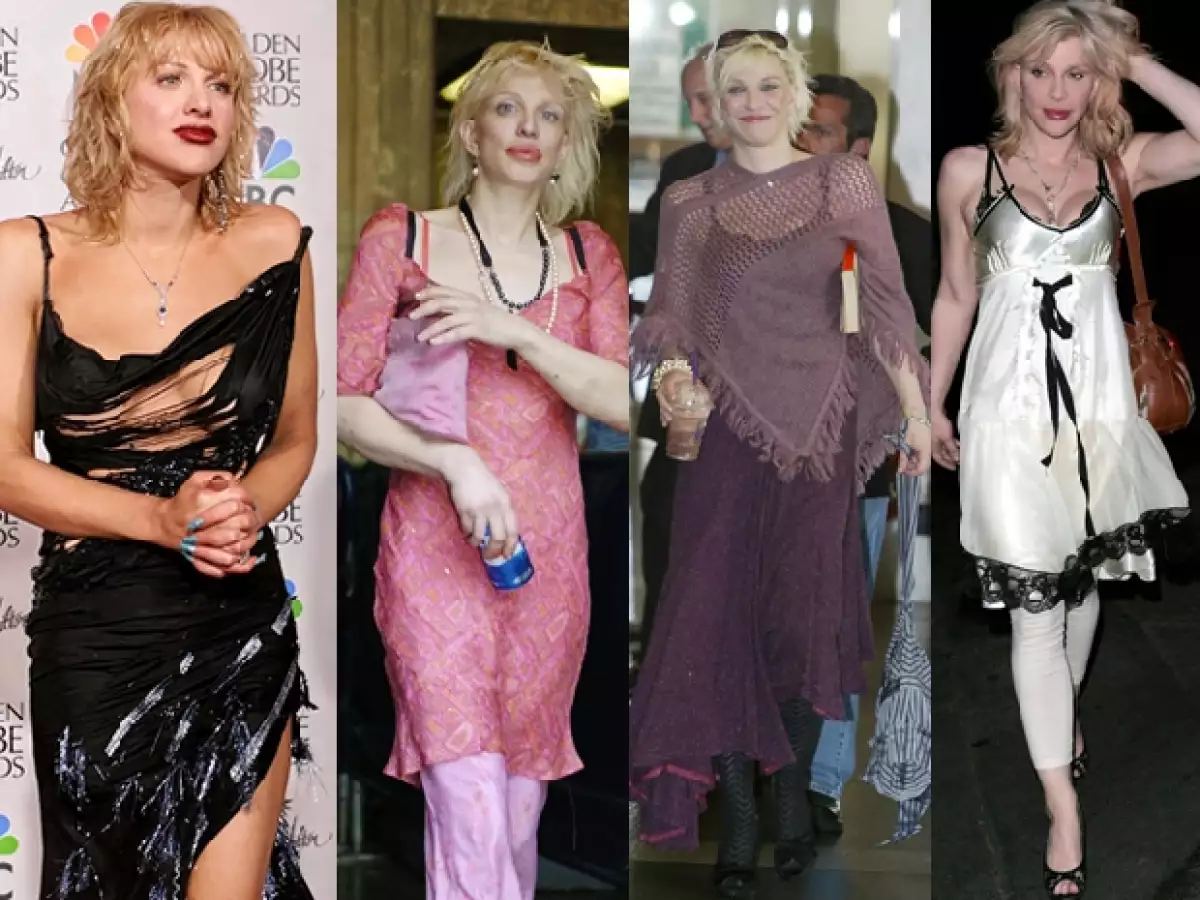 Courtney Love y sus excentricidades.