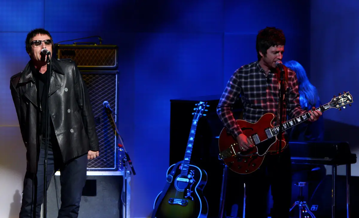 Oasis Attends "Che Tempo Che Fa" Italian TV Show