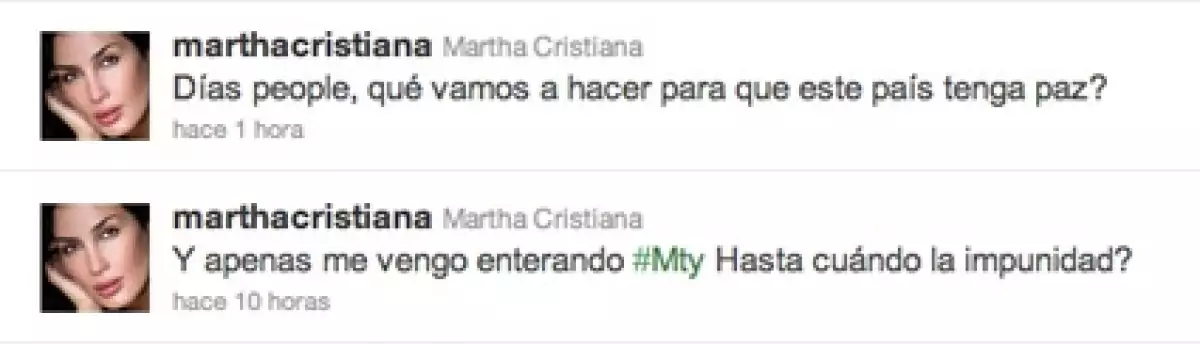 Martha Cristiana también emitió su opinión al respecto.