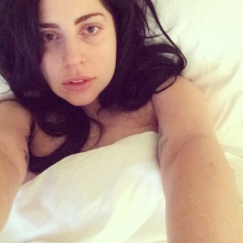 Lady Gaga ha tenido muchas facetas y la más reciente es dejarse ver sin una gota de maquillaje.