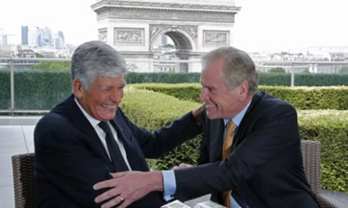Levy (izq) y Wren (der) pretenden ser coCEOs de la nueva compañía durante 30 meses. (Foto: Reuters)