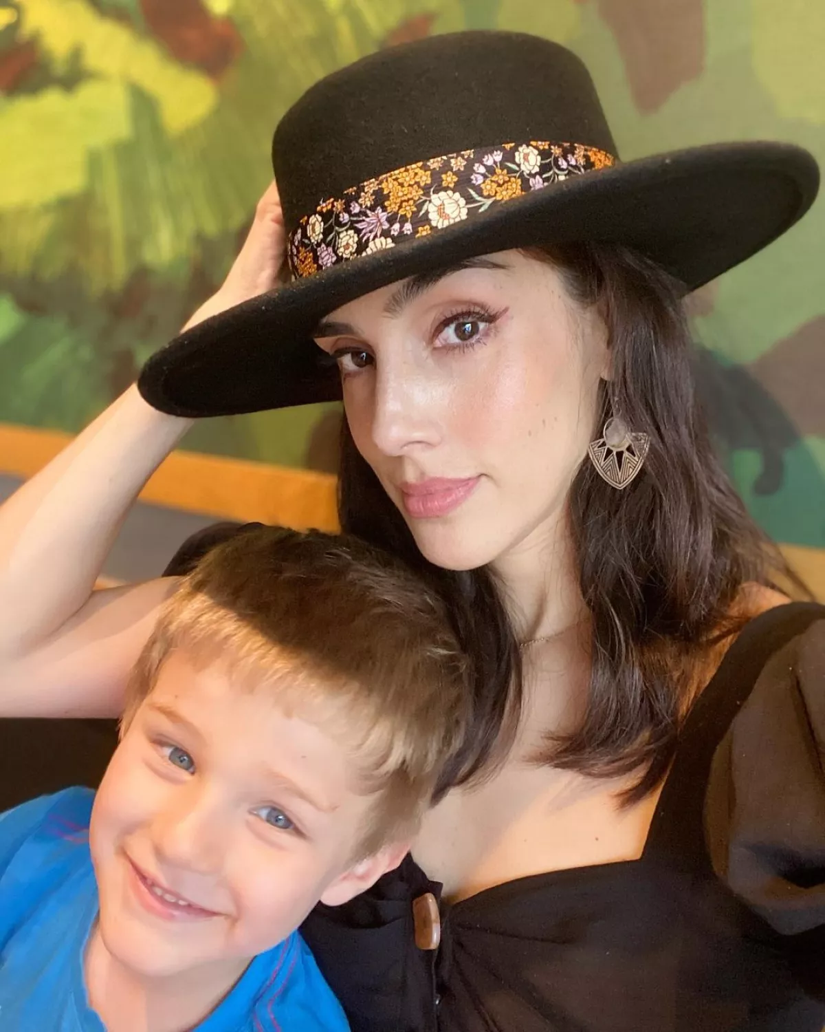 Sandra y su hijo Andrés.