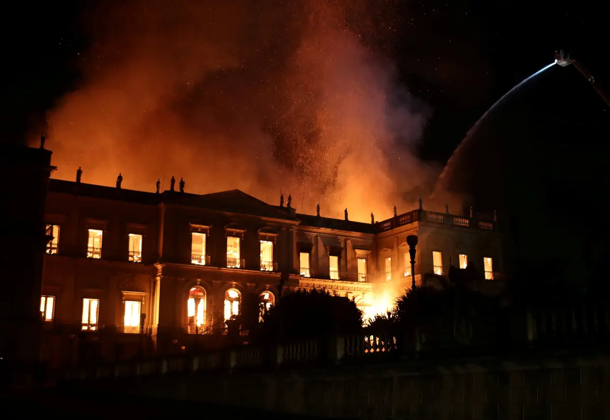 Museo Nacional de Río incendio Brasil Michel Temer