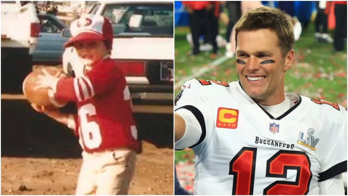 Tom Brady de niño