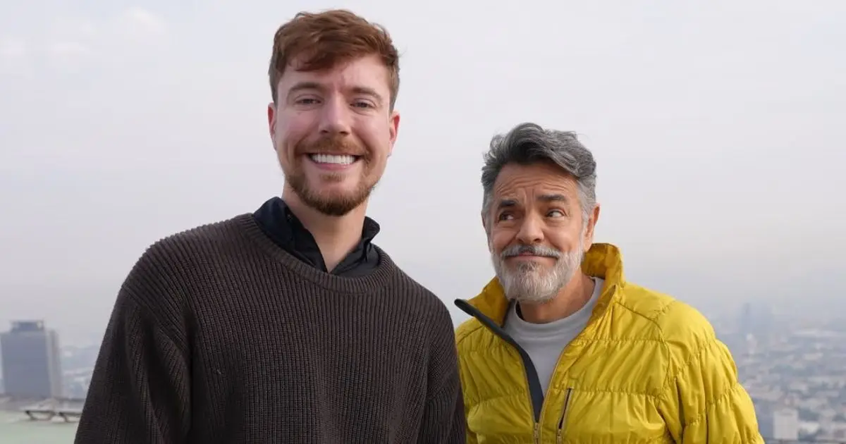 MrBeast y Eugenio Derbez