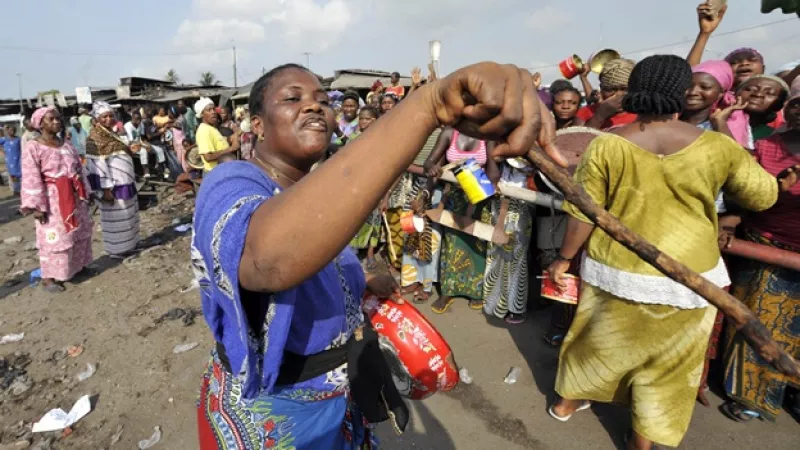 Costa de Marfil - protestas