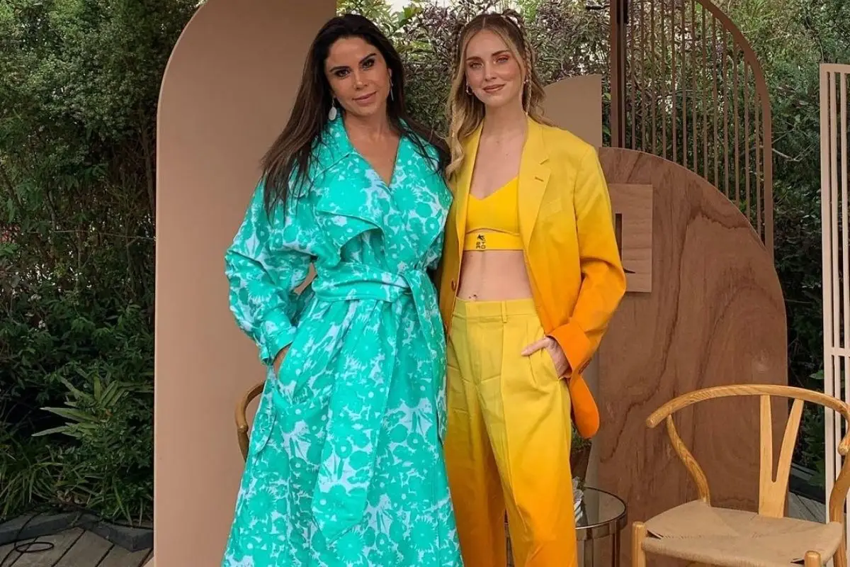 Paola Rojas y Chiara Ferragni 