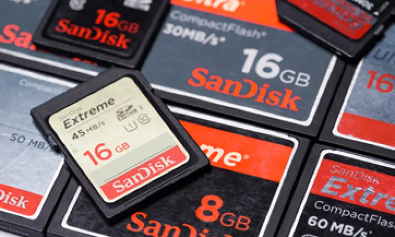 SanDisk está valorada en 86.5 dólares por acción (Foto: Shutterstock )