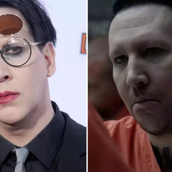 Y no podía faltar el excéntrico Marilyn Manson, quien dejó ver su lado natural al interpretar a Ron Tully, jefe de los Arios en la última temporada de Sons Of Anarchy.