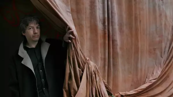 Close-up of Mexican author David Toscana in Paris, France on December 10th, 2008.