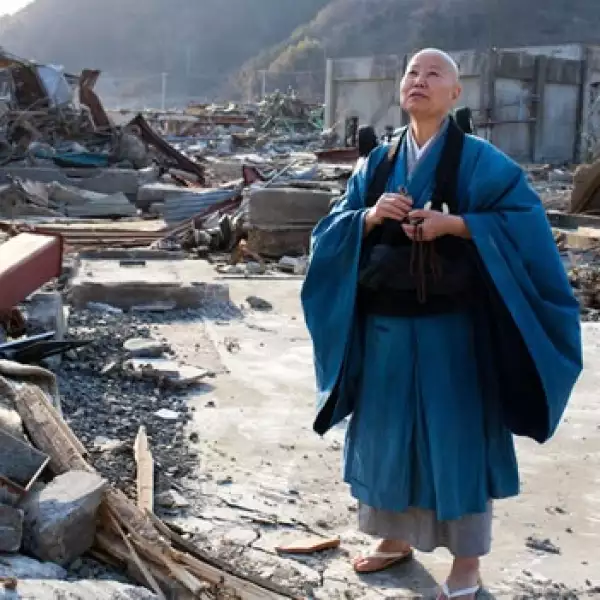 Japón - monje - desastre