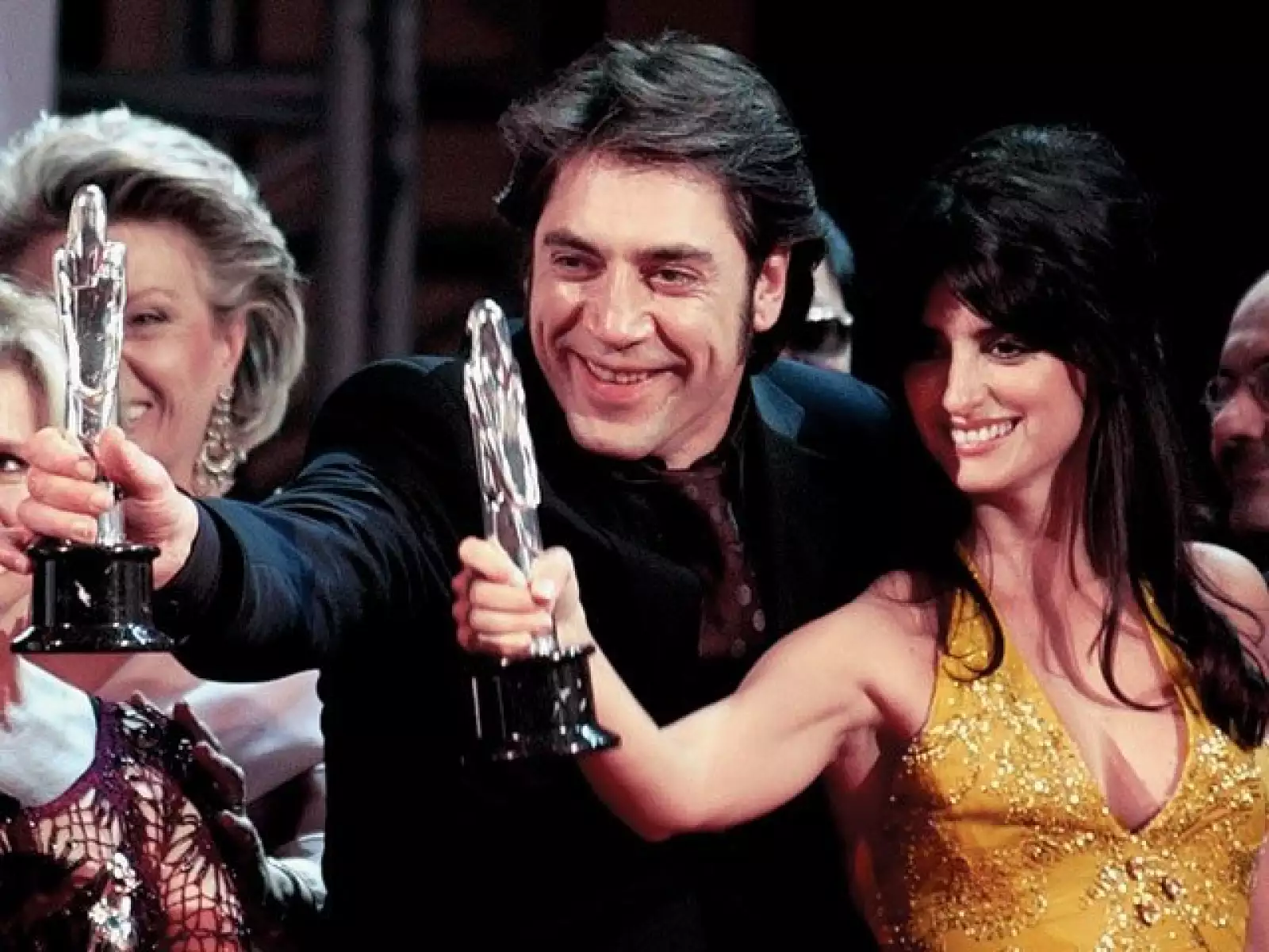 Aquí ambos en la entrega de los premios Goya en 1992, año en el que se conocieron cuando filmaron la cinta `Jamón, jamón´.