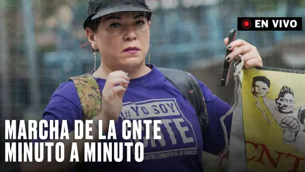 Marcha de maestros hoy en vivo: los bloqueos de la CNTE en CDMX