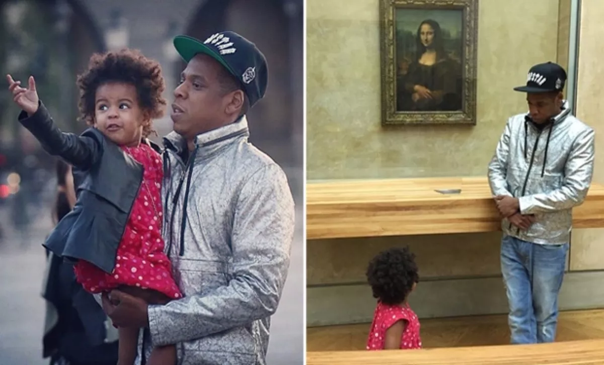 Jay Z también compartió en su Instagram sus momentos papá e hija con Blue Ivy.