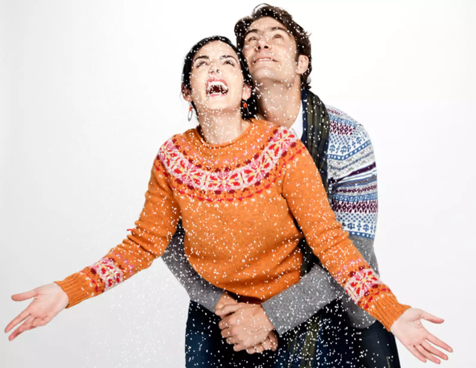 Alex Sirvent y Ximena Herrera disfrutan de la Navidad.