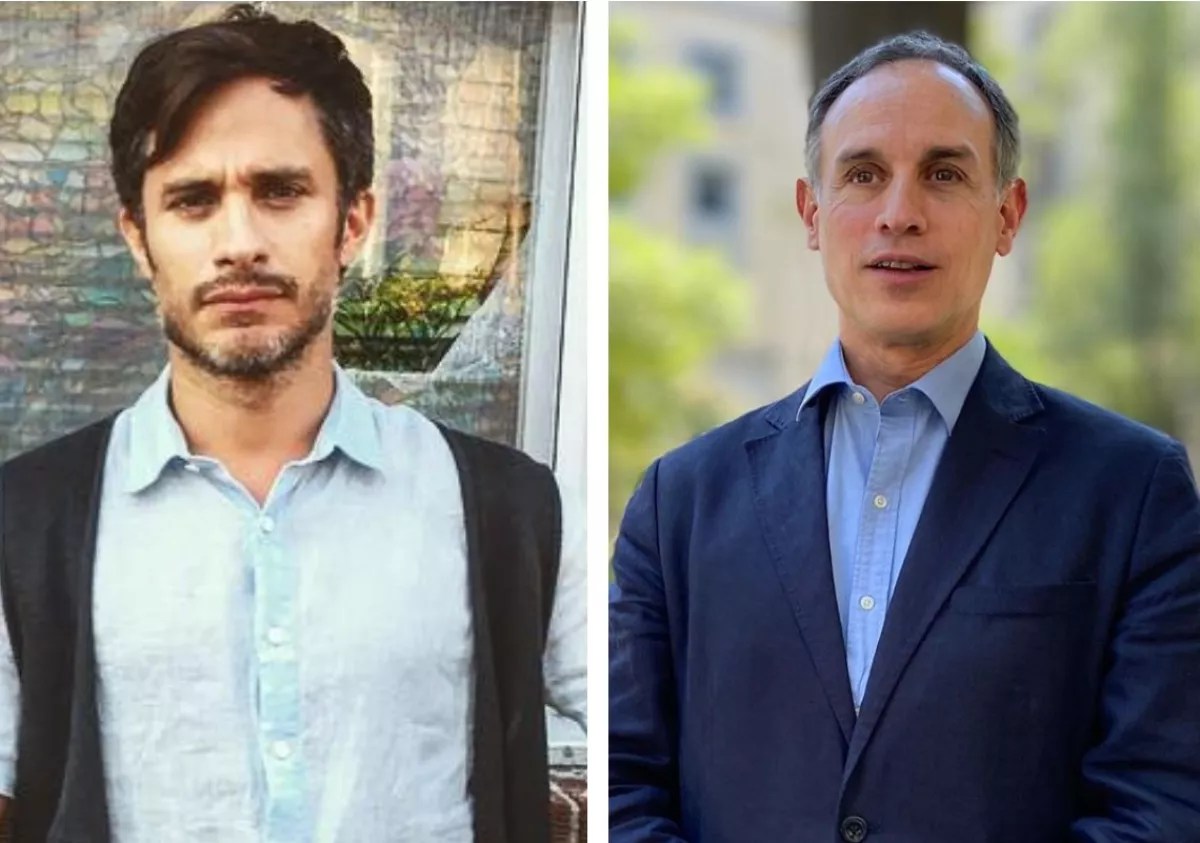 Gael García y Hugo López-Gatell
