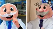 El Dr. Guali es representado por un personaje con bata blanca, bigote y cabello canoso, características que usuarios compararon con el Dr. Simi.
