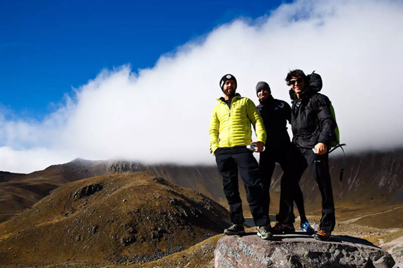 Alejandro Lukini,Germán Anaya y Miguel Álvarez