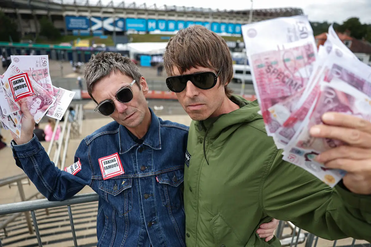 Fans Attend Oasis LIVE '25 At Murrayfield Stadium