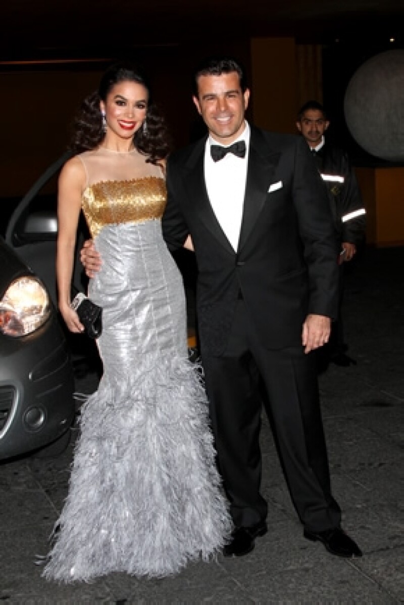 Bibi y Eduardo en la boda de Chacho Gaytán en julio de este 2013.
