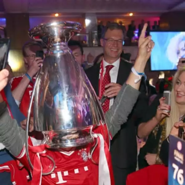 festejo del bayern munich