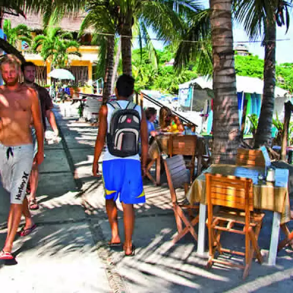 Sayulita, uno de los destinos más recorridos por jóvenes dentro de la Riviera Nayarit.