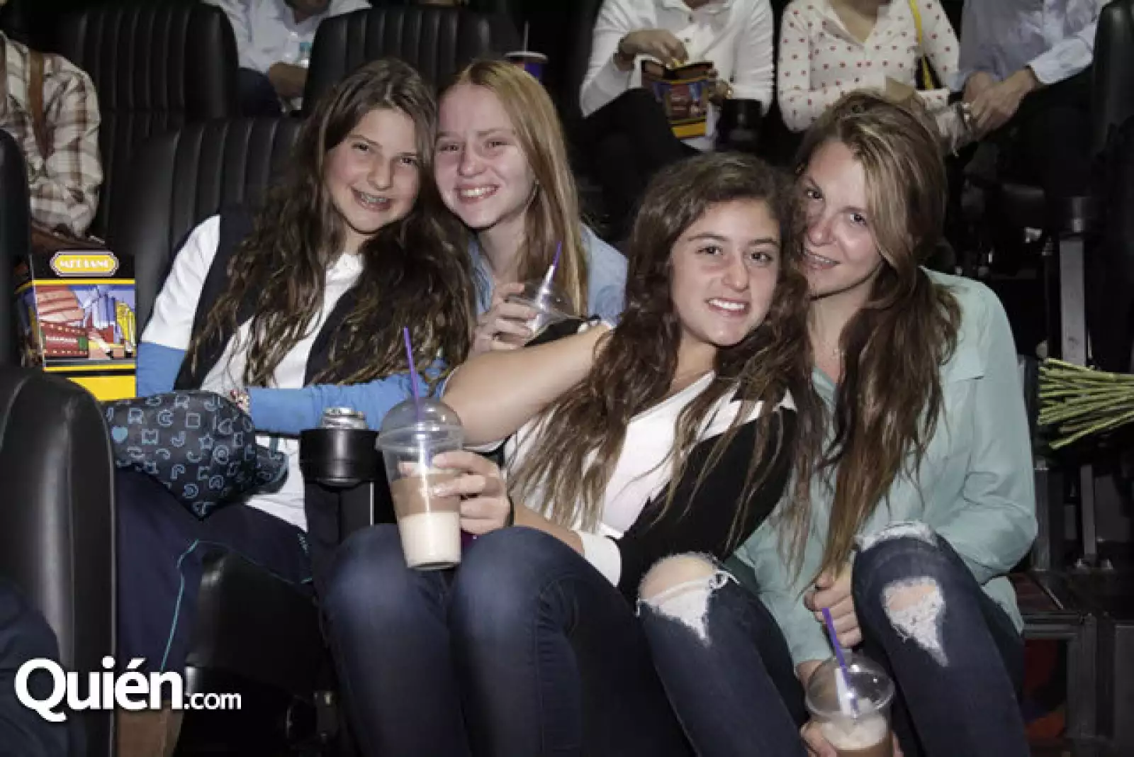 Yola Dabbah, Raquel Cohen, Nicole Belech y Avacuk Salame