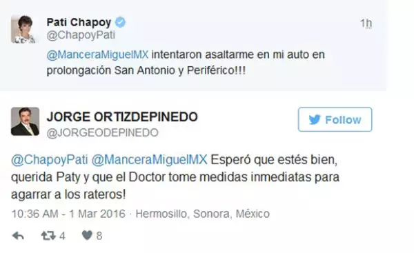 Pati Chapoy le mandó mensaje a Miguel Ángel Mancera.