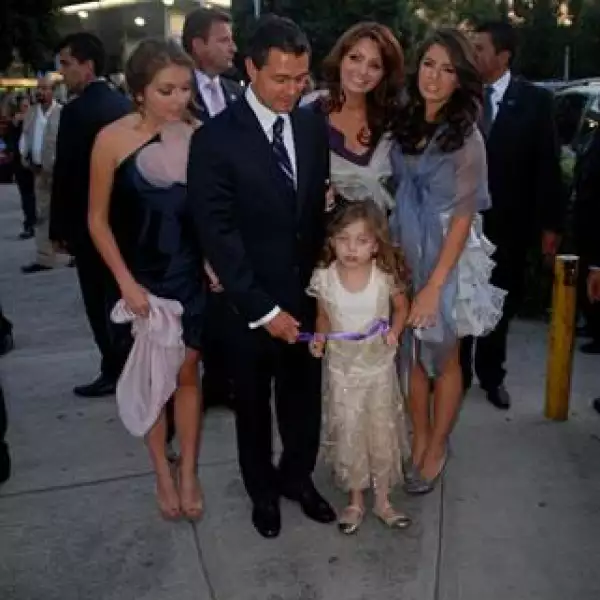 Sofía Castro,Regina Castro,Enrique Peña Nieto,Angélica Rivera,Paulina Peña