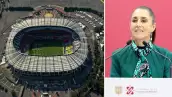 Estadio Azteca y Claudia Sheinbaum, jefa de gobierno de la Ciudad de México 