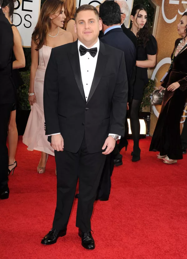 Apenas hace un año así se veía el actor durante los Golden Globes, donde evidenció que había bajado de peso y adoptado un estilo de vida más saludable.