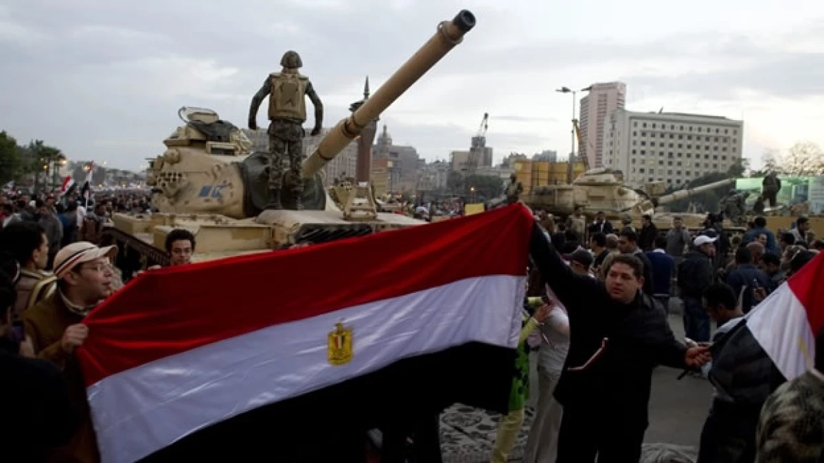 Soldados calles El Cairo