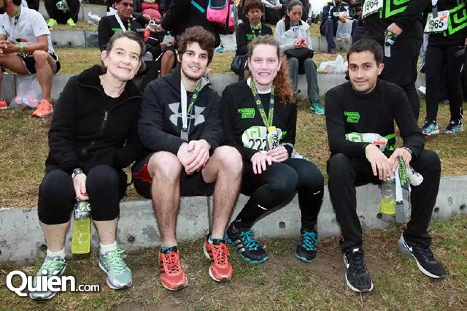 Tere Mestre,Pablo González,Miriam González y Rodrigo Omaña