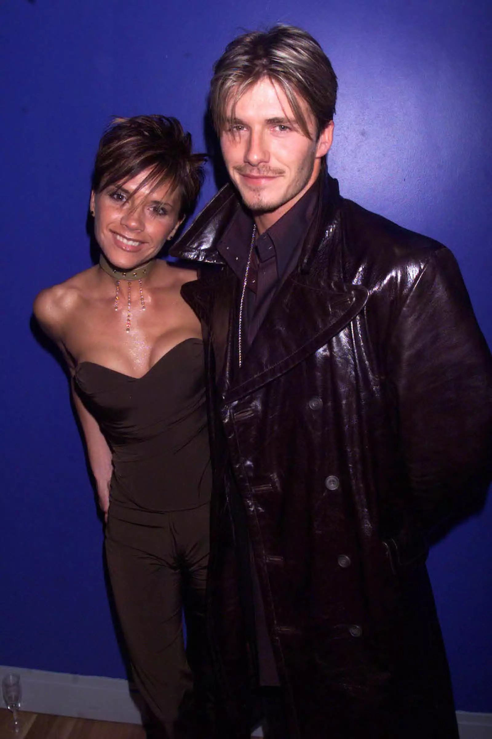 Victoria and David Beckham at the Withnail and I charity premiere