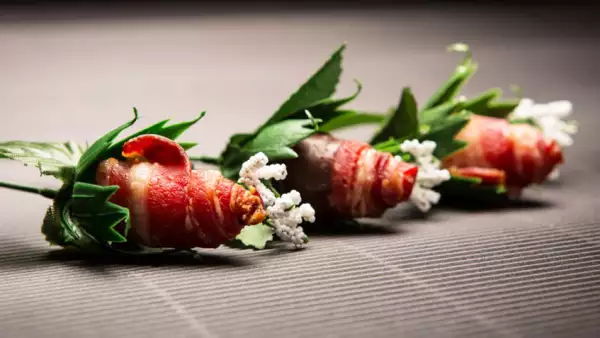 Rosas con chocolate