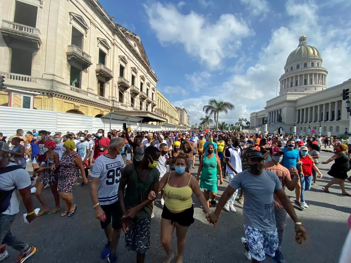 Manifestaciones en Cuba