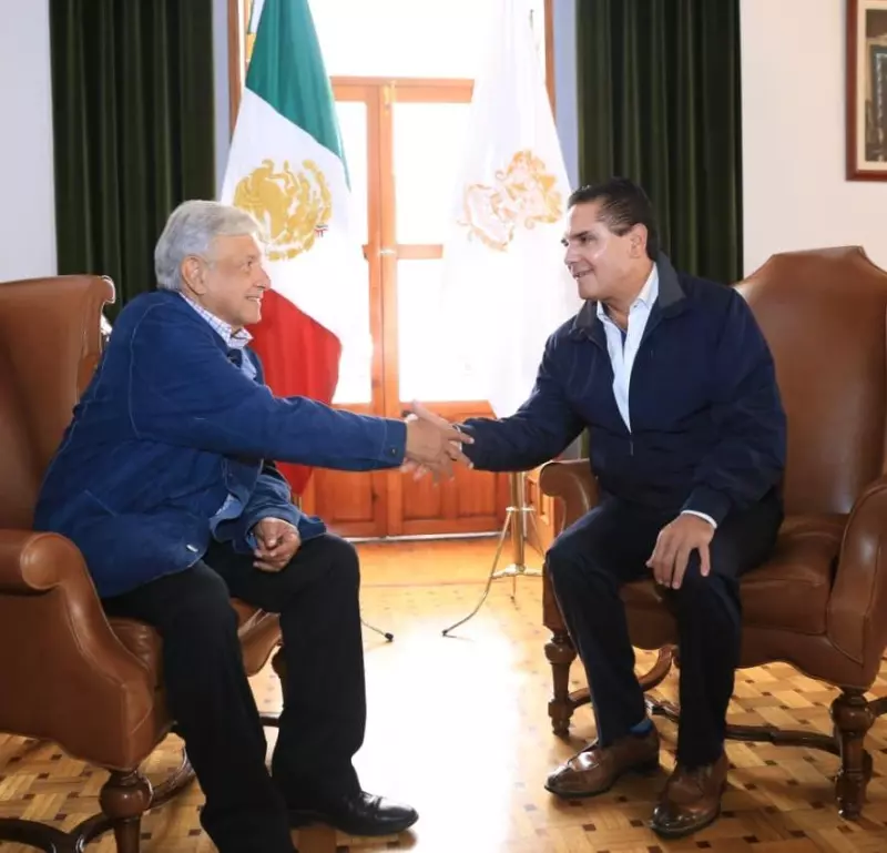 AMLO y Aureoles se comprometieron a trabajar en favor de los michoacanos.
