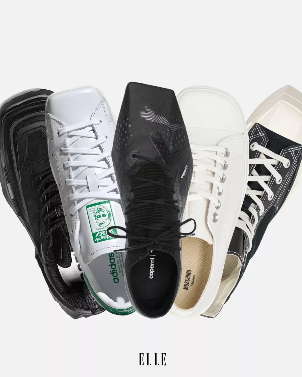 La punta cuadrada es la nueva silueta inesperada de los sneakers.