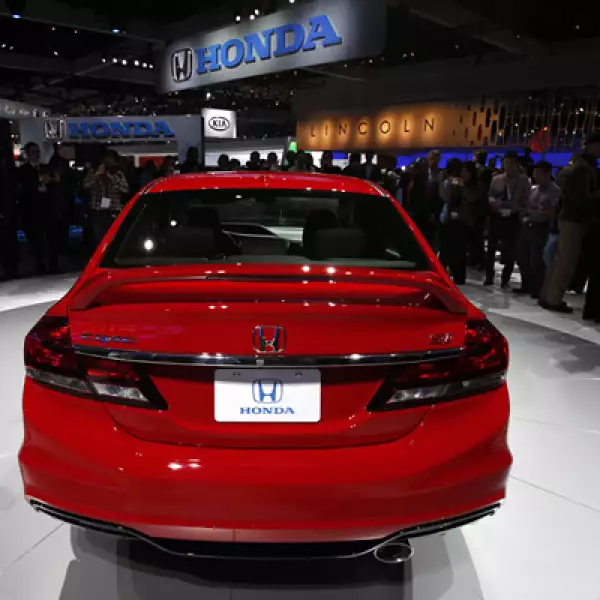 El Honda Civic 2013 en el evento, que se desarrollará en el Centro de Convenciones de Los Ángeles.